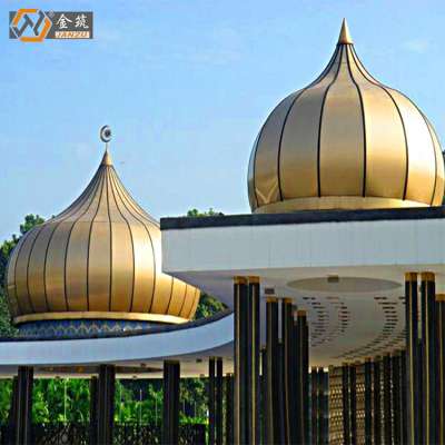 Building space frame mosque dome roof material